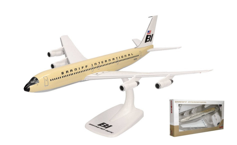 Boeing 707-320 Solid Beige – Herpa 1:144