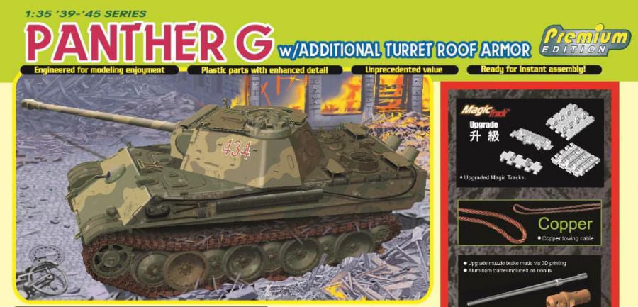 Panther G Late Production W/additional Turret Kit – Dragon 1:35