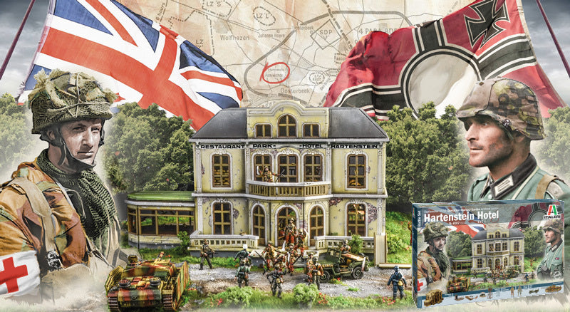 September 1944 Operation Market/garden Haertenstein Hotel Kit – Italeri 1:72