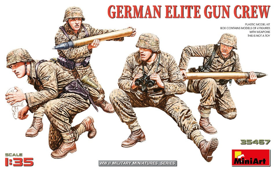 German Elite Gun Crew Kit – Miniart 1:35