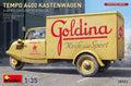 Tempo A400 Kastenwagen 3-WHEEL Delivery Box Truck Kit – Miniart 1:35