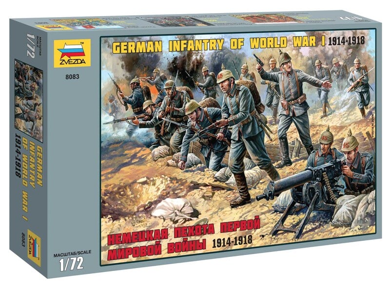 German Infantry Wwi Kit – Zvezda 1:72