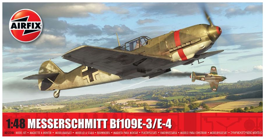 Messerschmitt Bf109E-3 E-4 Kit – Airfix 1:48