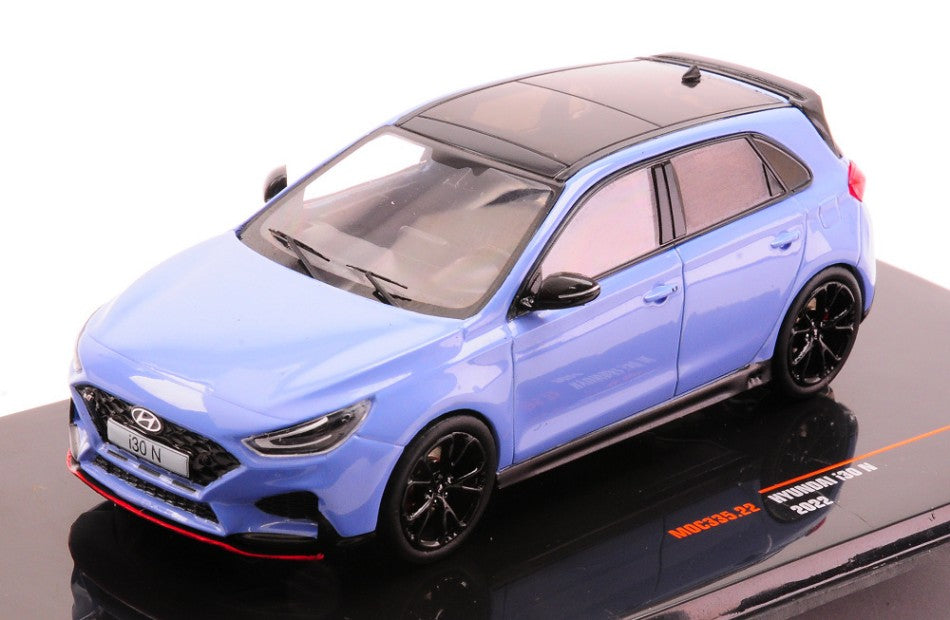 Hyundai i30 N 2022 Light Blue – Ixo Model 1:43