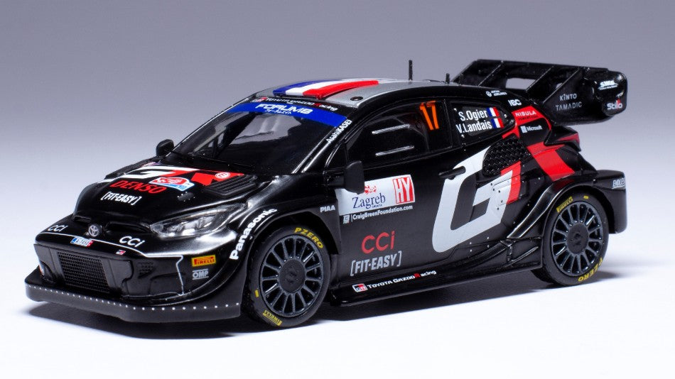 Toyota Yaris WRC N.17 Rally Croatia 2024 Ogier/landais – Ixo Model 1:43