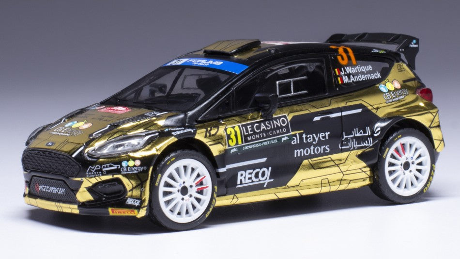 Ford Fiesta RALLY2 N.31 Rally Monte Carlo 2024 Wartique-andrnak – Ixo Model 1:43