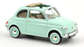 Fiat 500 L 1968 Aquamarine W/Special Birth Pack 1:18 Reprod. – Norev