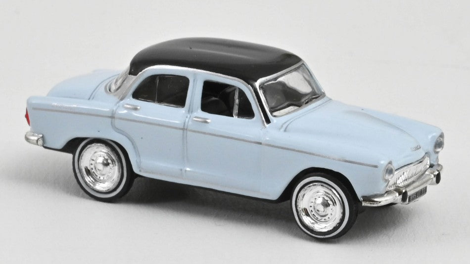 Simca Aronde 1962 Preincess Grey And Black Roof – Norev 1:87