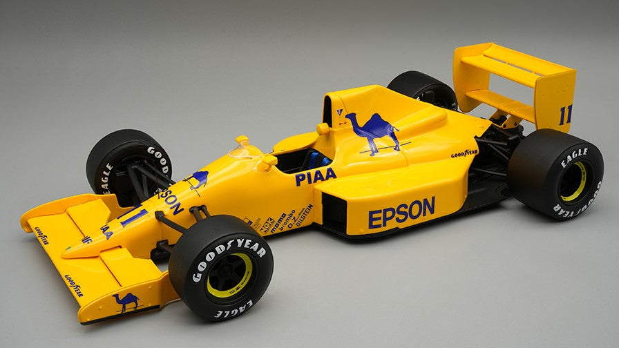 Lotus 101 N.11 British GP 1989 N.PIQUET C/vetrina – Tecnomodel 1:18