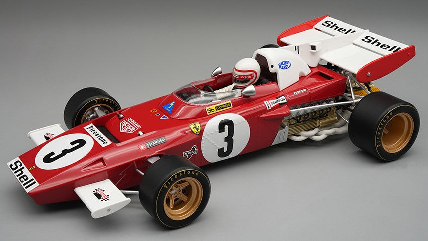 Ferrari 312 B2 N.3 Zandvoort GP 1971 C.REGAZZONI C/vetrina – Tecnomodel 1:18
