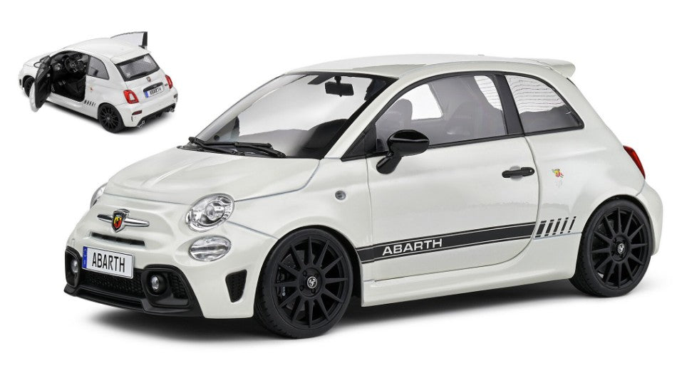 Fiat Nuova 500 Abarth 595 2022 White – Solido 1:18