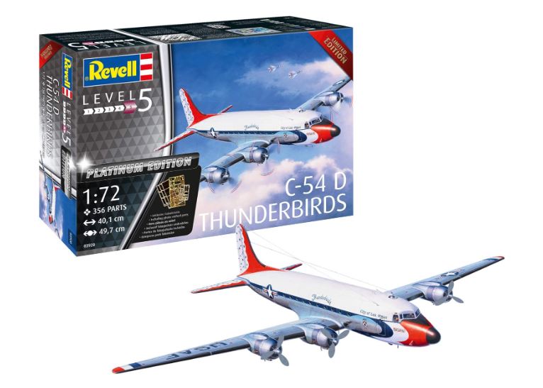 C-54D Blue Angels Thunderbirds Platinum Edition Kit – Revell 1:72