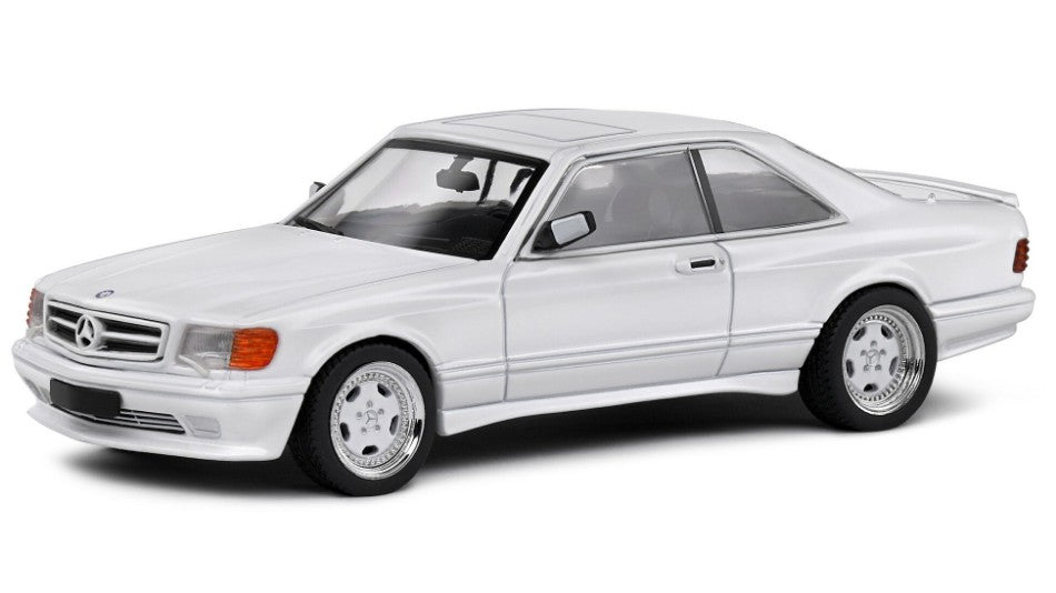 Mercedes S-class 560SEC AMG (C126) Wide Body 1990 White – Solido 1:43