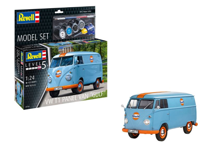 Model Set VW T1 Panel Van "gulf" Kit – Revell 1:24