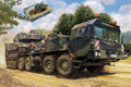 Russian SLT-56 Tractor With 56t Semi Trailer Kit – Trumpeter 1:72