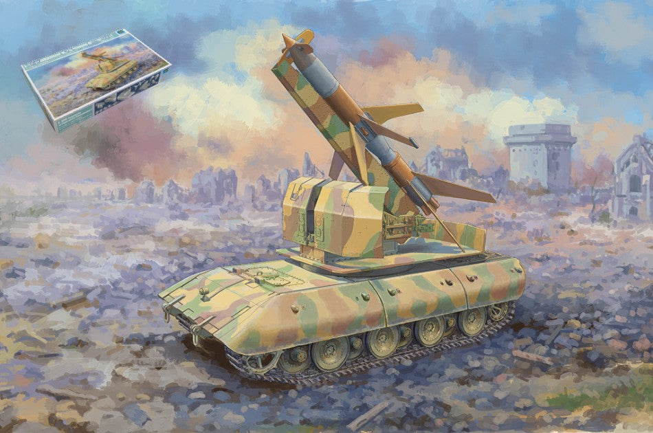 Carro German E-100 W/flakrakete Rheintocher I Kit – Trumpeter 1:35