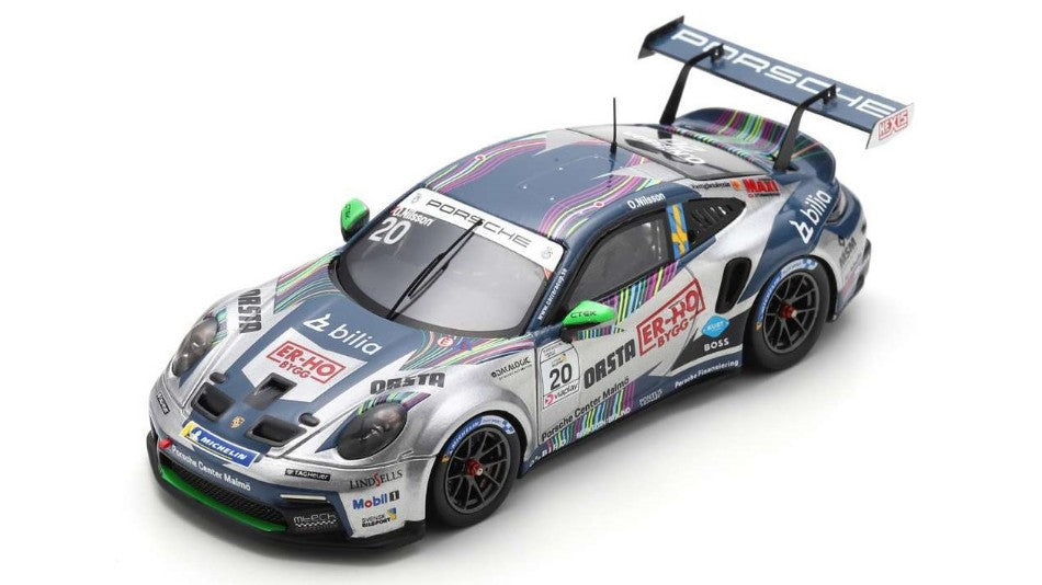Porsche 911 GT3 Cup N.20 Carrera Scandinavia Champion 2023 Nilsson – Spark Model 1:43
