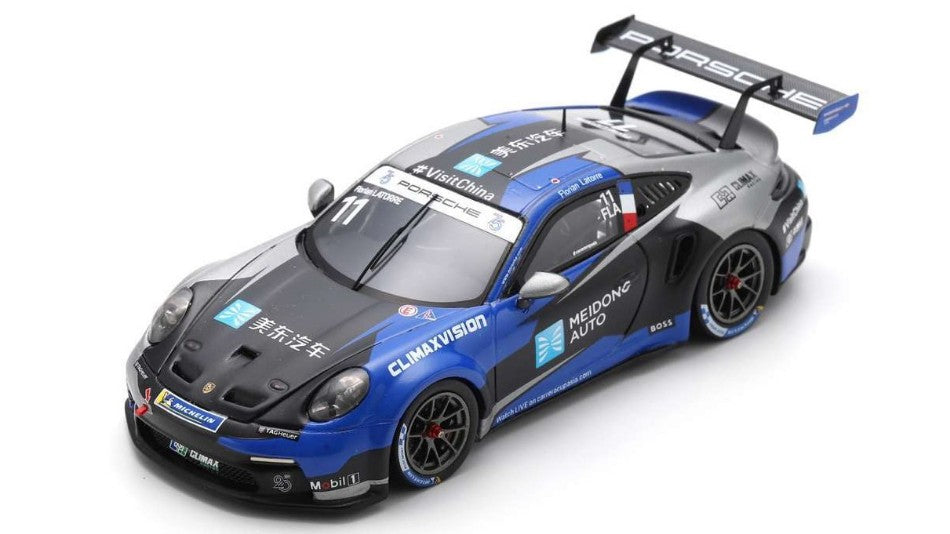 Porsche 911 GT3 Cup N.11 Carrera Asia Champion 2023 F.LATORRE – Spark Model 1:43