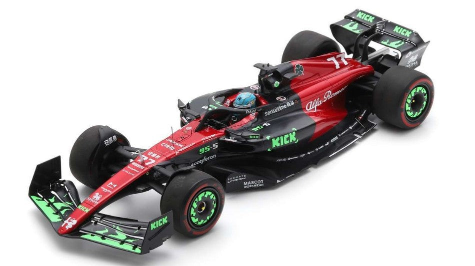 Alfa Romeo F1 N.77 Belgian GP 2023 Valtteri Bottas – Spark Model 1:18