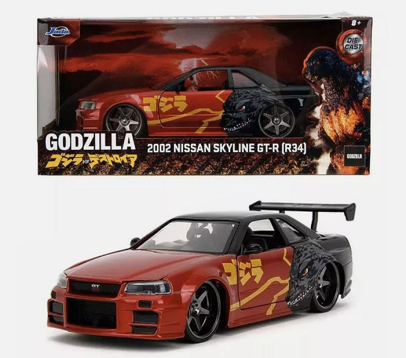 Nissan Skyline Gtr 2002 "godzilla" Japanese Graphics – Jada Toys 1:24