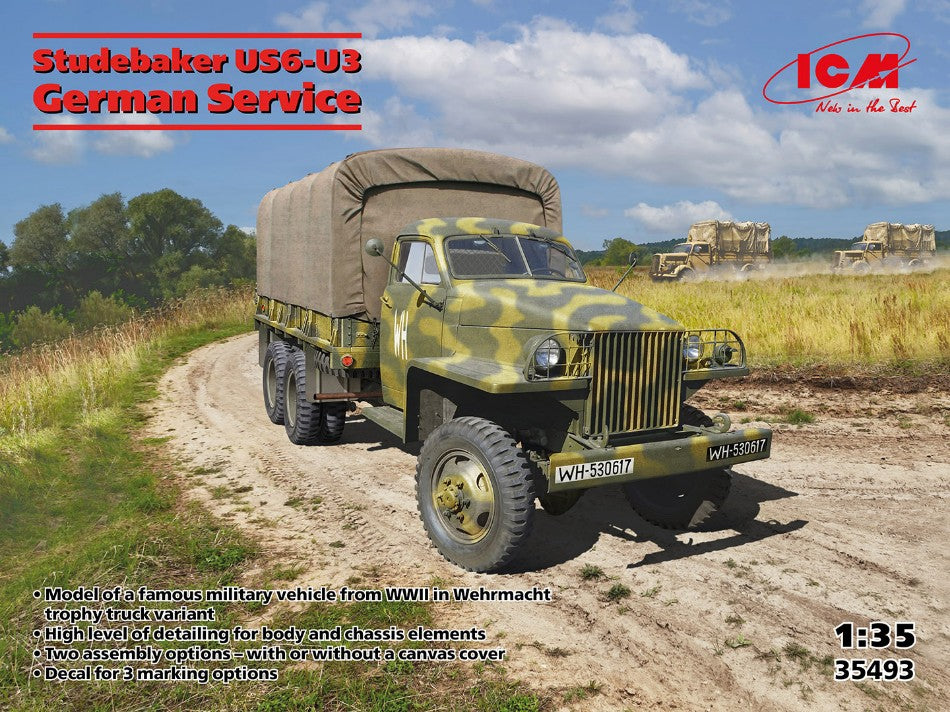 Studebaker US6-U3 In German Service Kit – ICM 1:35