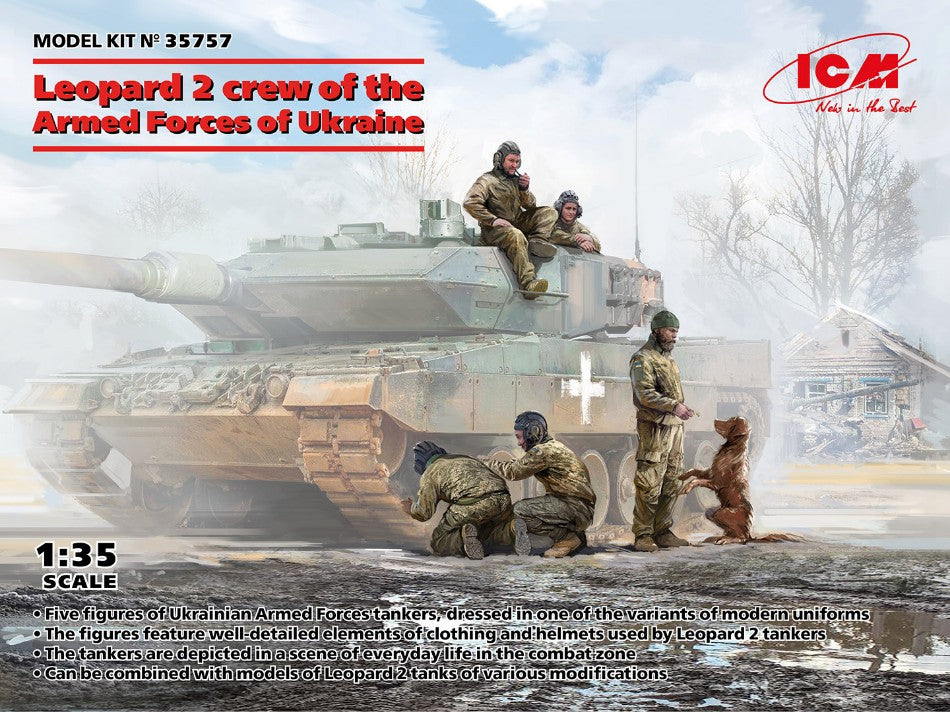 Leopard Crew Of The Armed Forces Of Ukraine Kit – ICM 1:35