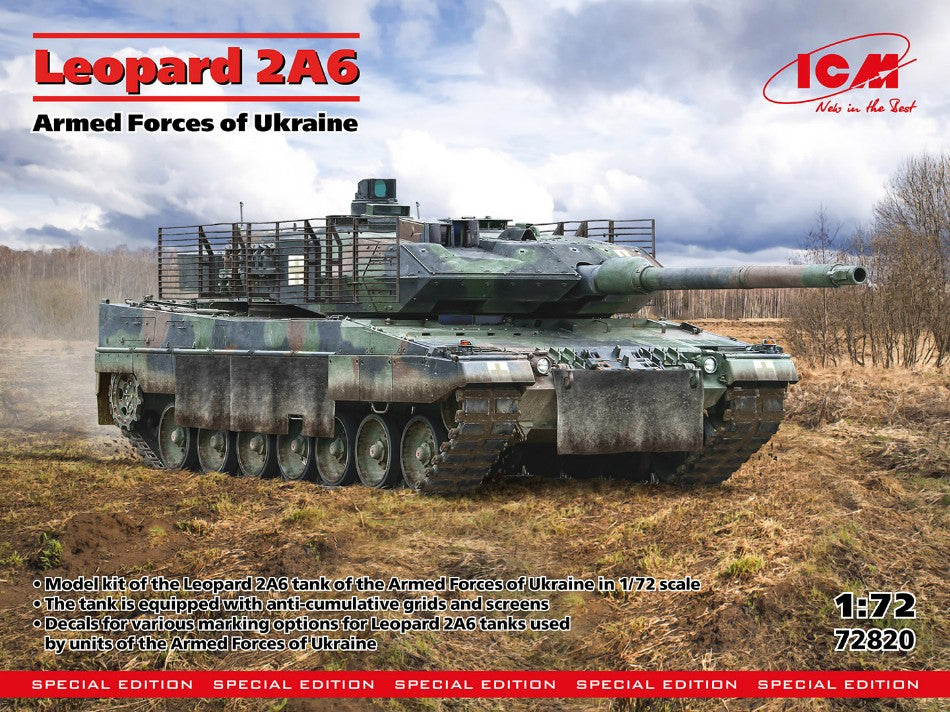 Leopard 2A6 Armed Forces Of Ukraine Kit – ICM 1:72