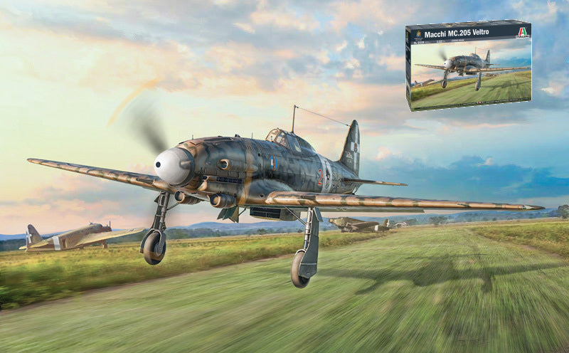 Macchi Mc 205 Veltro Kit – Italeri 1:32
