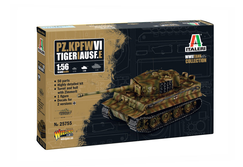 Pz.kpfw.vi Tiger I Ausf.e Kit – Italeri 1:56
