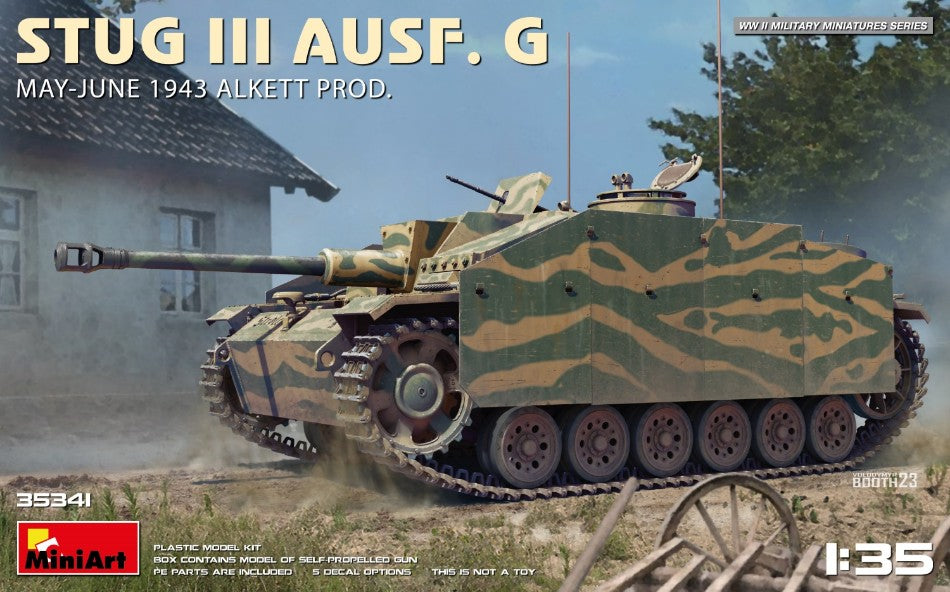 Stug Iii Ausf.g May-june 1943 Alkett Prod.kit – Miniart 1:35