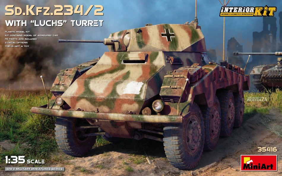 Sd.Kfz.234/2 With "luchs" Turret Interior Kit Kit – Miniart 1:35