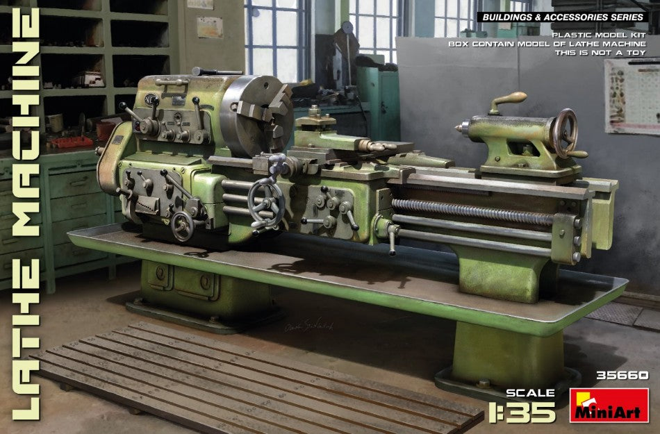 Tornio Lathe Machine Kit – Miniart 1:35