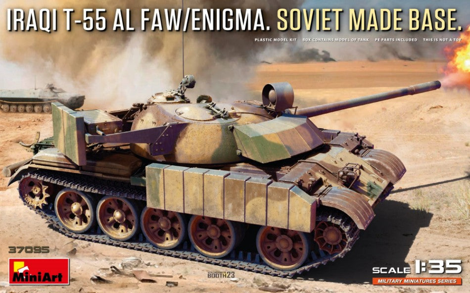 Iraqi T-55 Al Faw/enigma Soviet Made Base Kit – Miniart 1:35