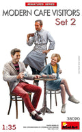 Modern Cafe Visitors Set 2 Kit – Miniart 1:35