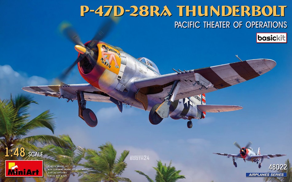 P-47D-28RA Thunderbolt Pacific Theater Of Operations Kit – Miniart 1:48