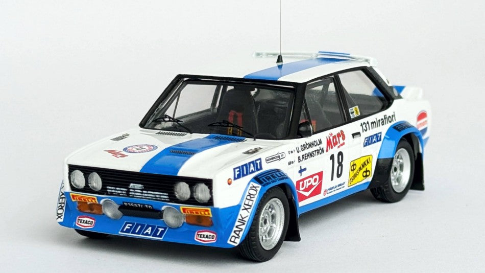 Fiat 131 Abarth 1000 Lakes Rally 1979 Gronholm-rehn-strom – Trofeu 1:43
