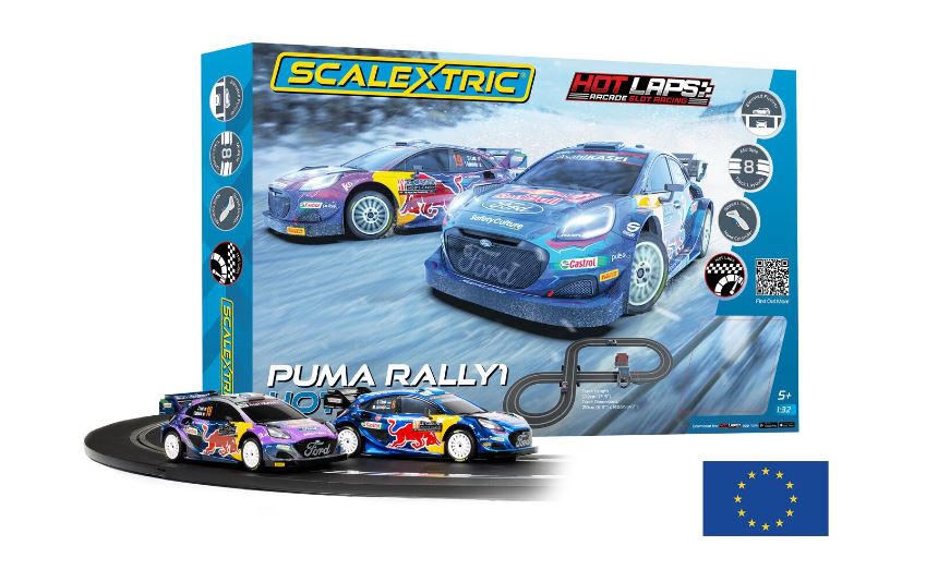 Pista Puma WRC Set Hot Laps Cm 210 X 140 – Scalextric 1:32