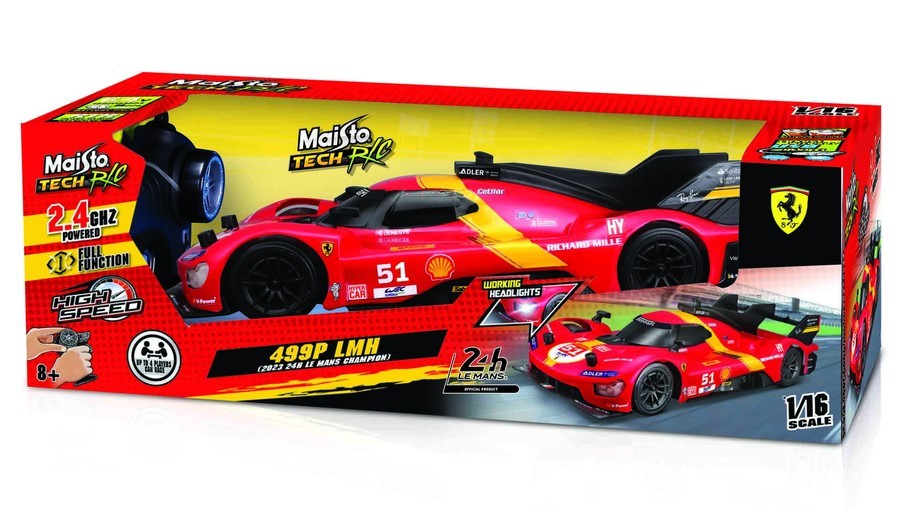 Ferrari 499P N.51 Winner 24 H Le Mans 2023 Radiocomando – Maisto 1:16