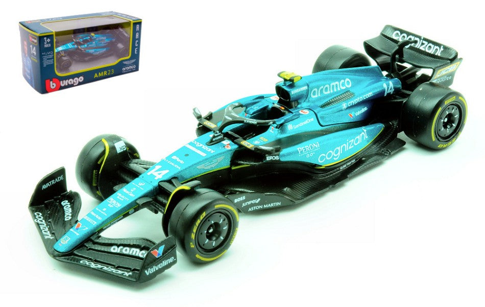 Aston Martin Amr 23 N.14 Fernando Alonso 2023 – Burago 1:43