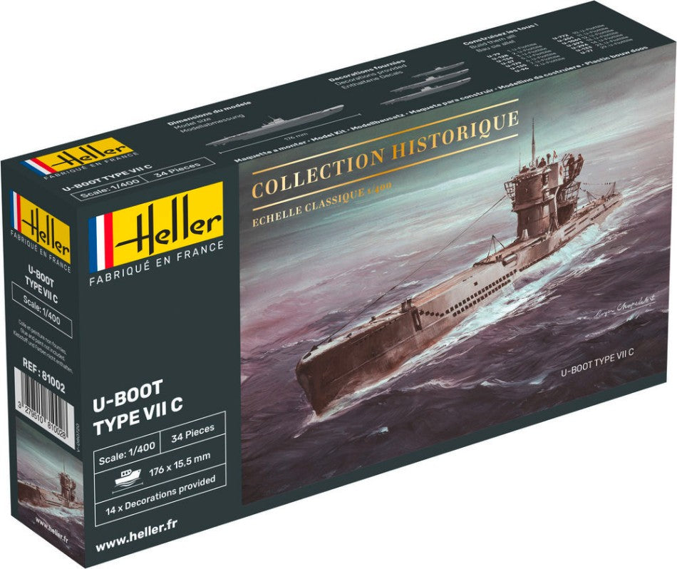 U-boot Type Vii C Kit – Heller 1:400
