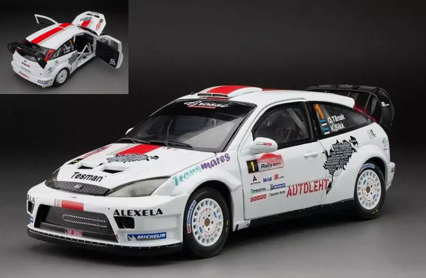 Ford Focus WRC N.1 Saaremaa Rally 2011 Colin Mc Rae – SunStar 1:18