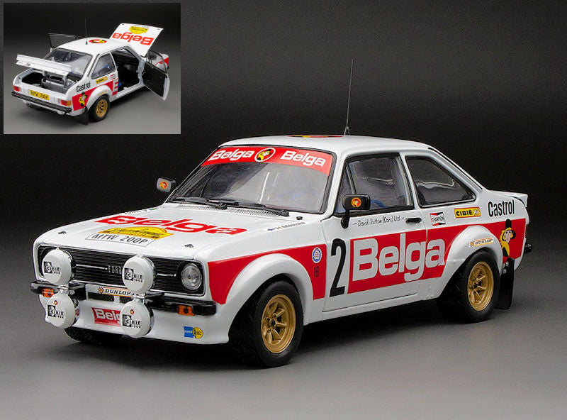 Ford Escort Rs 1800 N.2 Rally Du Condroz 1979 Mikkola-hertz – SunStar 1:18