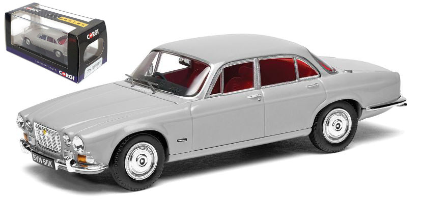 Jaguar XJ6 Series 1 4.2 Litre Swb Grey With Red Leather – Vanguards 1:43