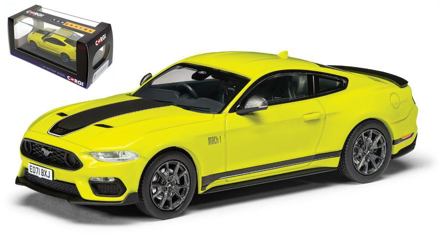 Ford Mustang Mk6 Mach 1 Grabber Yellow – Vanguards 1:43