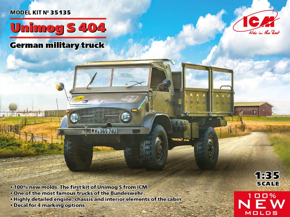Unimog S 404 German Military Truck Kit – ICM 1:35