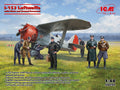 Soviet I-153 With Lutwaffe Pilots And Ground Personnel Kit – ICM 1:48