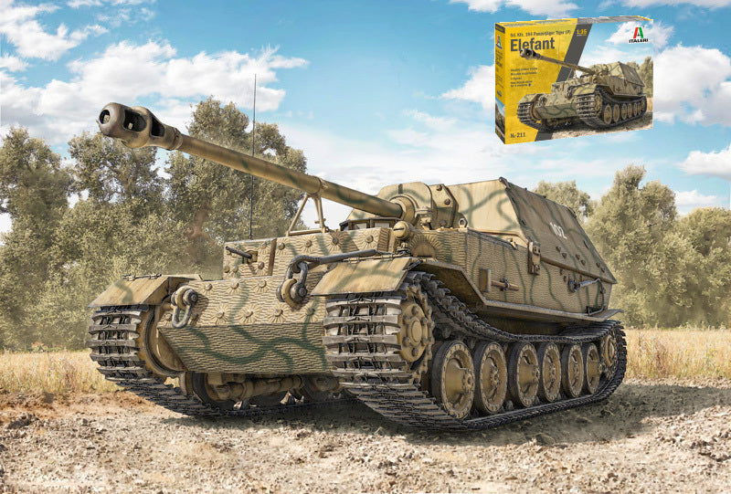Elefant Sd. Kfz.184 Panzerjager Tiger (P) Kit 1:35 – Italeri