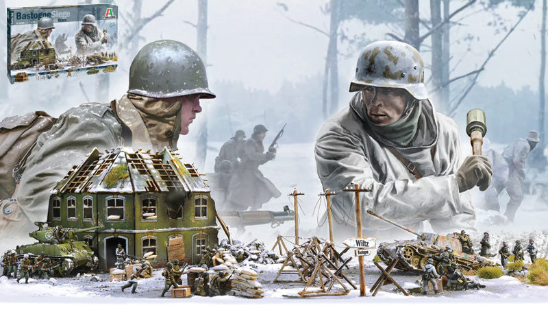 Bastogne Siege 80 Years Mdf Edition Kit – Italeri 1:72