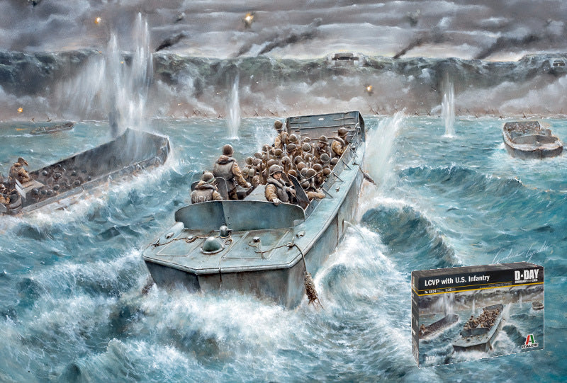 Lcvp With U.S. Infantry Kit – Italeri 1:35