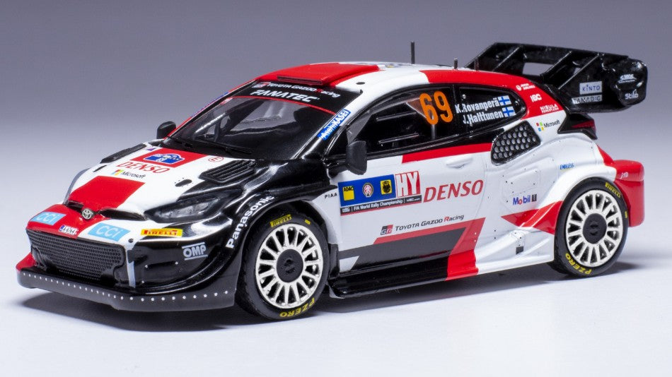 Toyota Rally WRC N.69 Centr.europ.rally 2023 Rovanpera-halttunen – Ixo Model 1:43